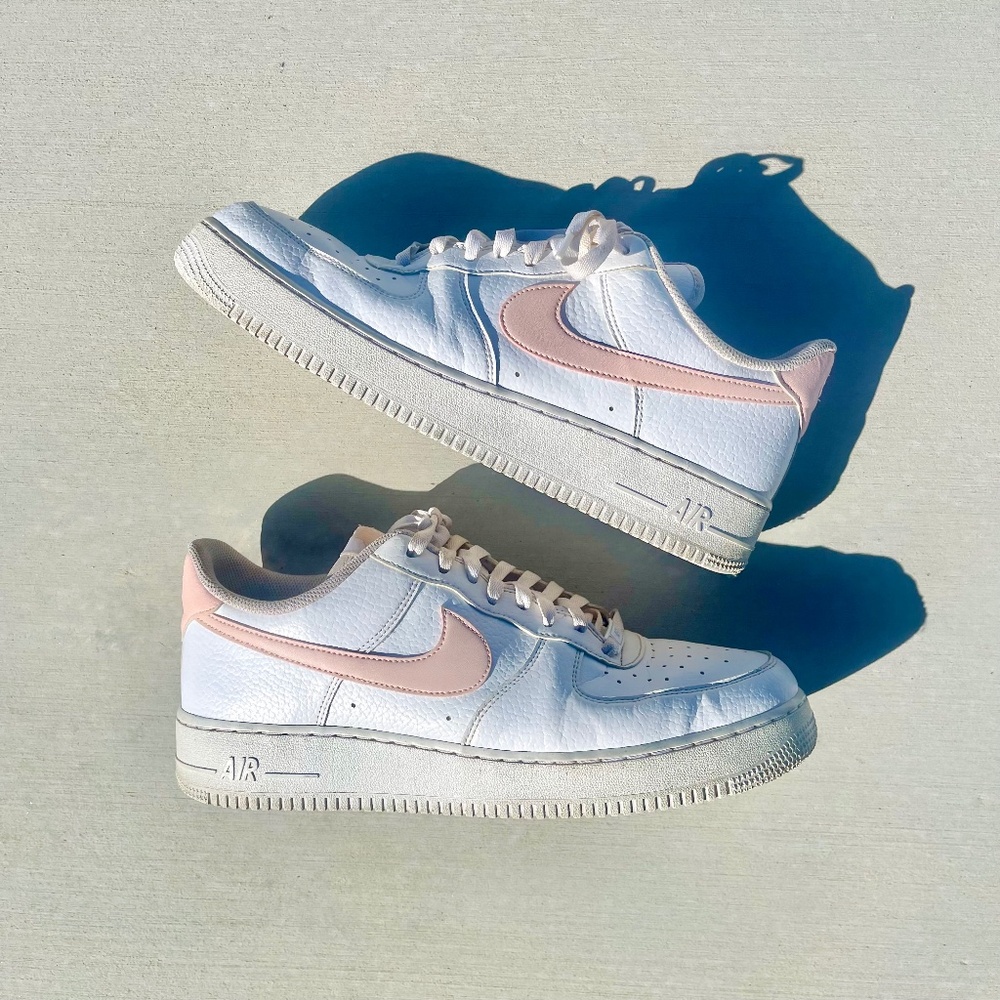 White & Peach Air Force 1 ‘07 Low